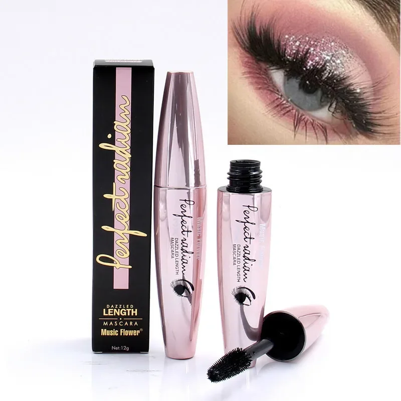 Mascara 4d Fiber Lashes Silk Mascara Waterproof Rimel 3D Thick Black Lash Eyelash Extension Lengthening Eyes Makeup