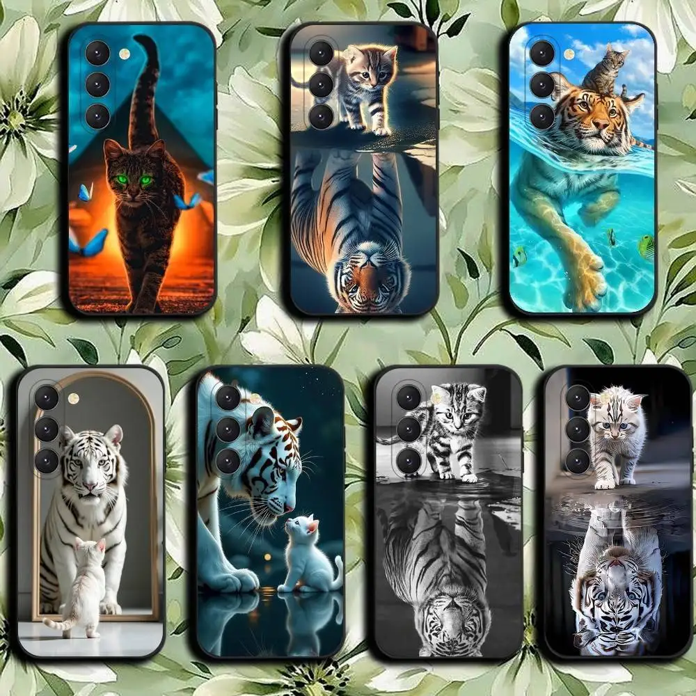 

Cool Animal Big Cat Tiger Phone Case For Samsung Galaxy A52 A42 A32 A22 A12 A02S A72 A73 A51 A41 A31 A21S A71 A40 A30S A20S