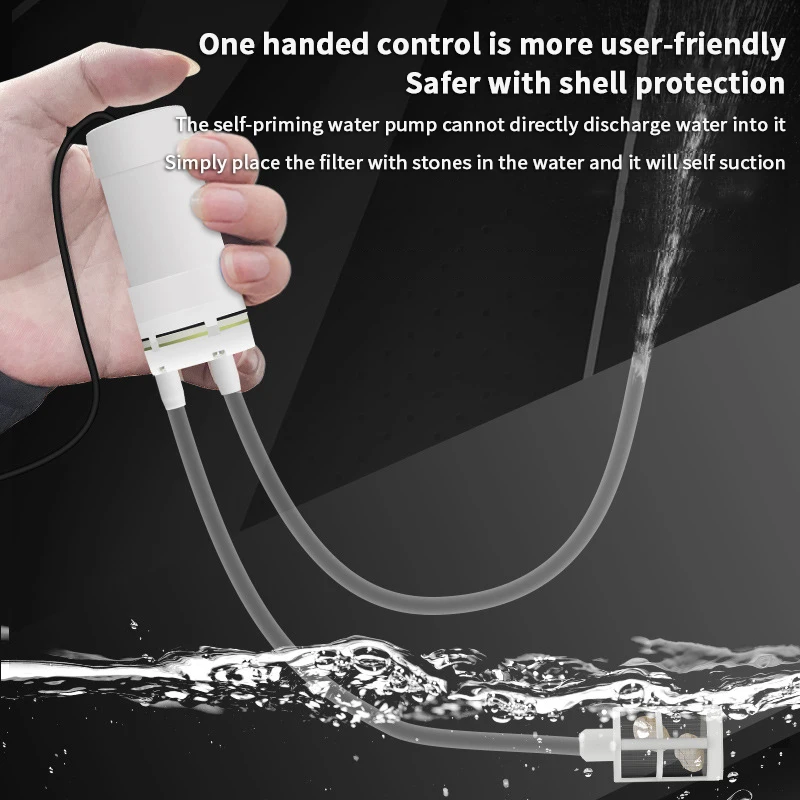 

Мини-самовсасывающий водяной насос USB — погружной циркуляционный насос постоянного тока 5 В для охлаждающей воды, дрели и резакаlarla advantage2025Elarlalarla