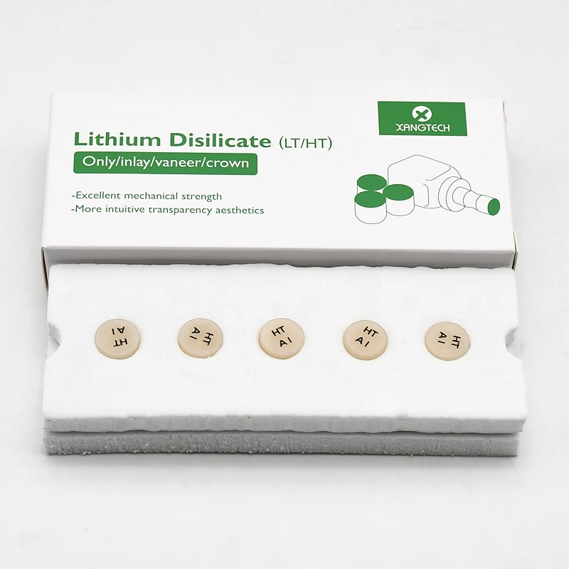 5pcs HT LT Dental Press Ingots for Lab Lithium Disilicate Press Blocks