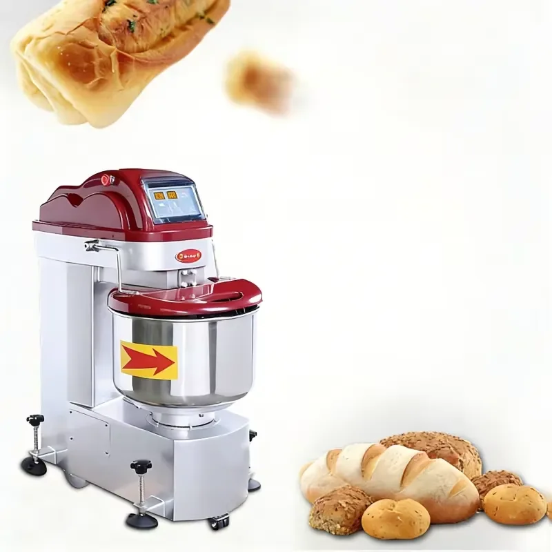 2026 Powerful Spiral Dough Mixer Machine Commercial Bread Dough Mixer with Stainless Steel Bowl