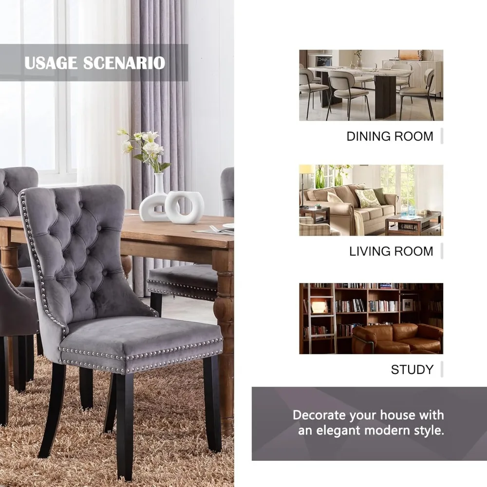 Thumbnail 4 - #24 Upholstered Dining Chairs Comparison Guide