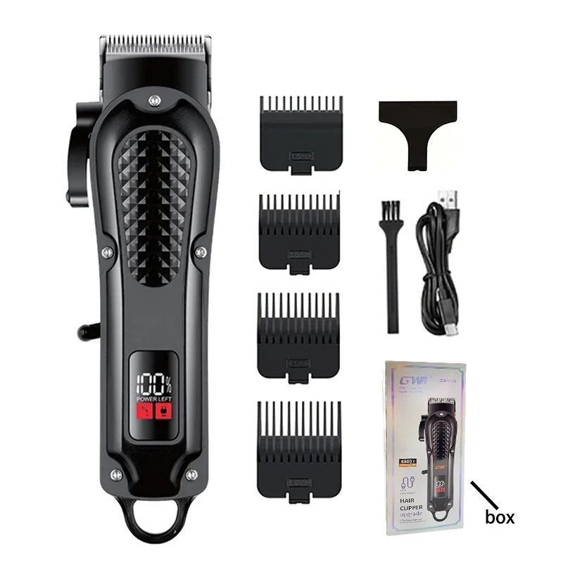Professional Electric Hair Clipper USB Charging Rechargeable Cordless Hair Trimmer Barber Men's Hair Cutting Machine