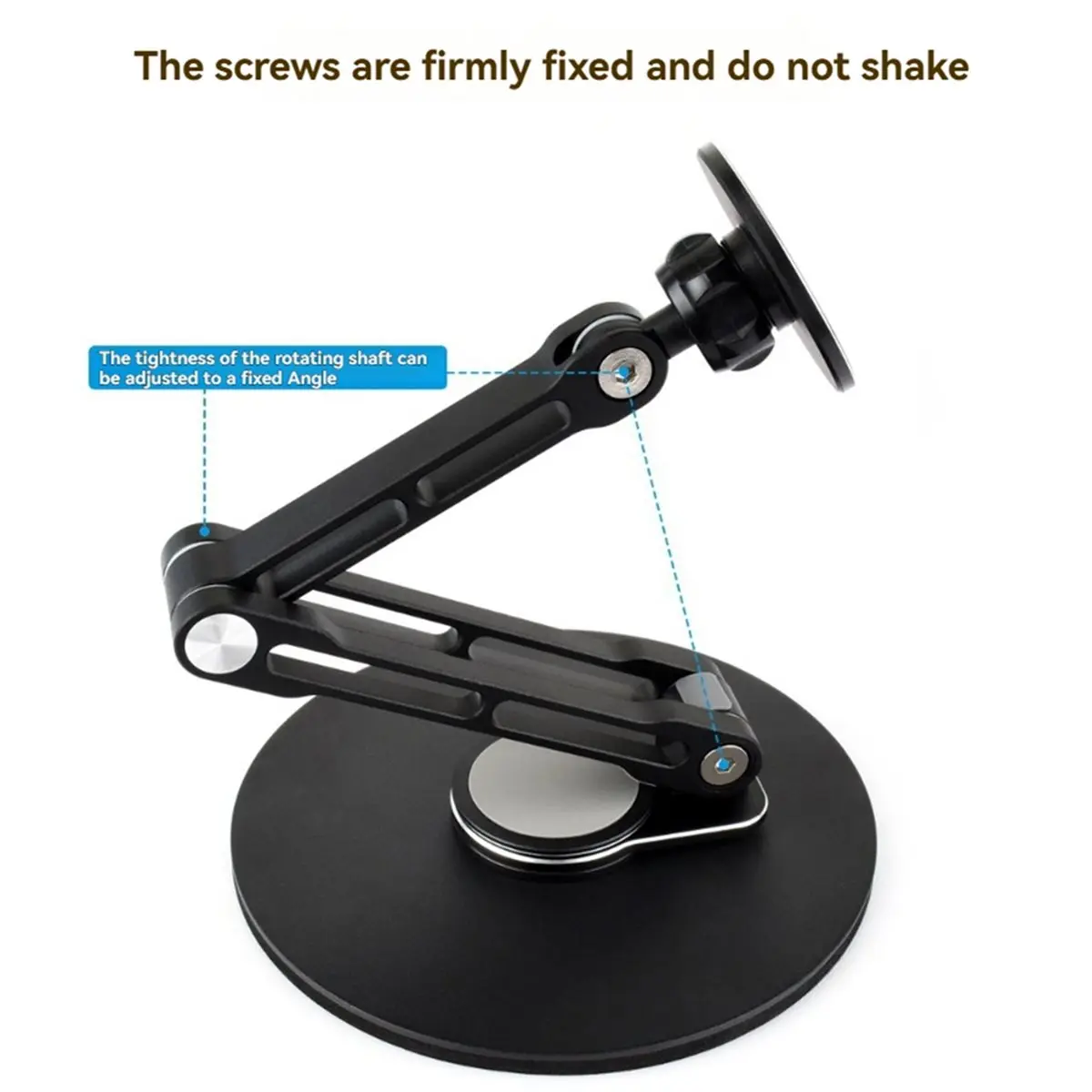 Magnetic Display Holder Stand 360 Degree Rotation Foldable Stand for 4-18.5inch Display for Phone Tablet