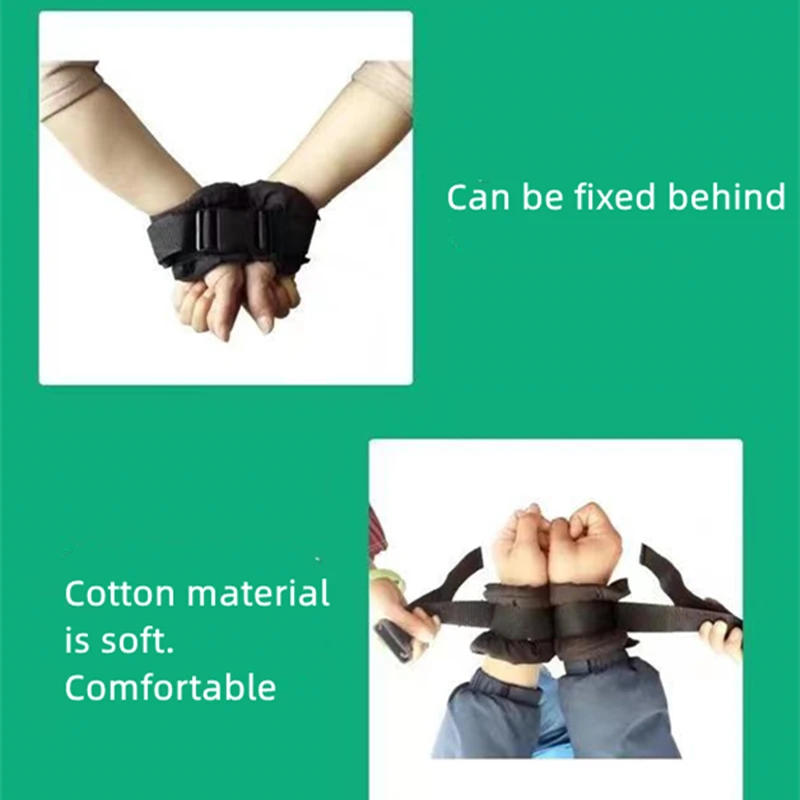 Universal Wrist Foot Limbs Restraint Strap Bedridden Paralyzed Elderly Hand Ankle Fixed Belt Anti-scratch Restraint Fixing Belt