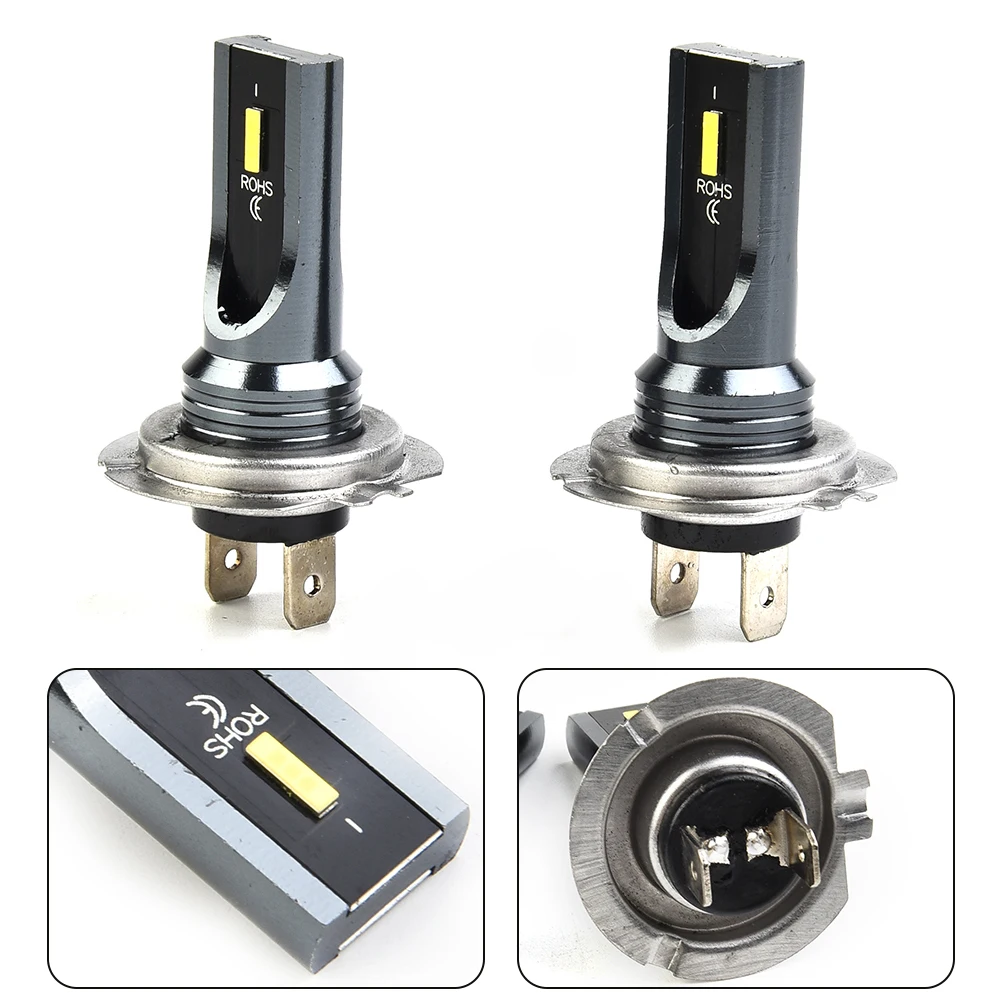 

Car LED Headlight 1860 Chips 2pcs/Set 50.000 Hours H7 Leds CSP Flip Chips 120W 360 Degrees Lighting 7500 Lm Aluminum Alloy Shell