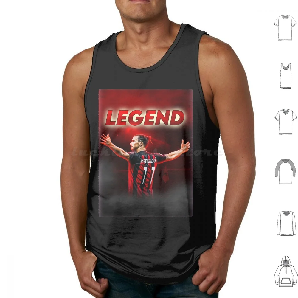 Zlatan Ibrahimovic Legend ( Outfit ) Tank Tops Vest Sleeveless Zlatan Legend Zlatan Ibrahimovic Zlatan God Zlatan Ibrahimovic