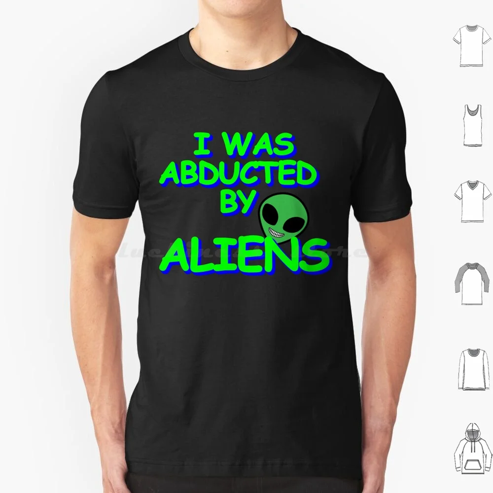 Abduction T Shirt Big Size 100% Cotton Abduct Abduction Funny Humor Noodles Ramen Cat Ufo Creature Green Planet Morty Rick