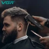 VGR トリマー プロ コードレス あごひげ トリマー 電気の 金属 クリッパー 9000RPM ヘアカット機 男性用ヘアトリマー V-640 5