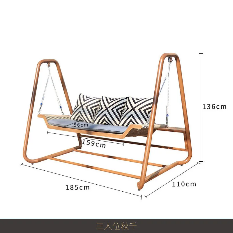 Haushalt Balkon Rattan Stuhl Freizeit Doppel Wiege Hängematte Wiege Wiege