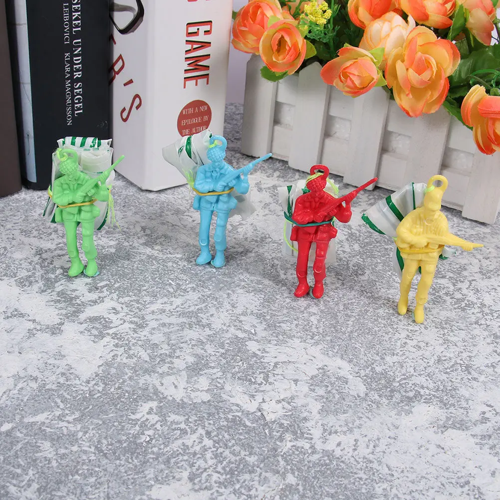 

Набор из 30 мини-солдатиков-парашютистов для детей: летающие игрушки для улицы, подарок для мальчиков