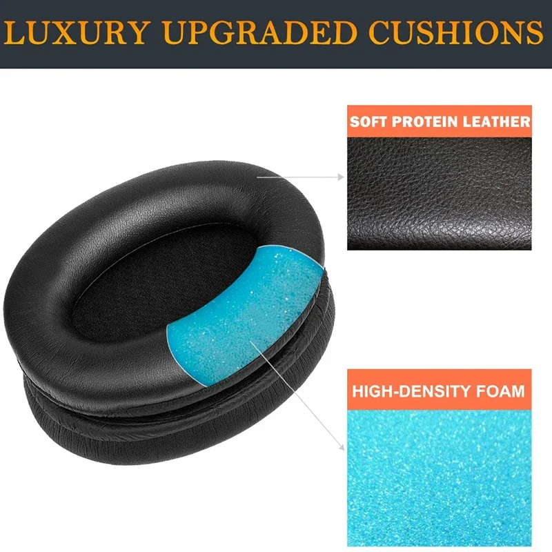 استبدال وسائد الأذن الاحترافية WH1000XM3 - وسائد الأذن المتوافقة مع سماعات الرأس فوق الأذن Sony WH-1000XM3 مع Soft Pro