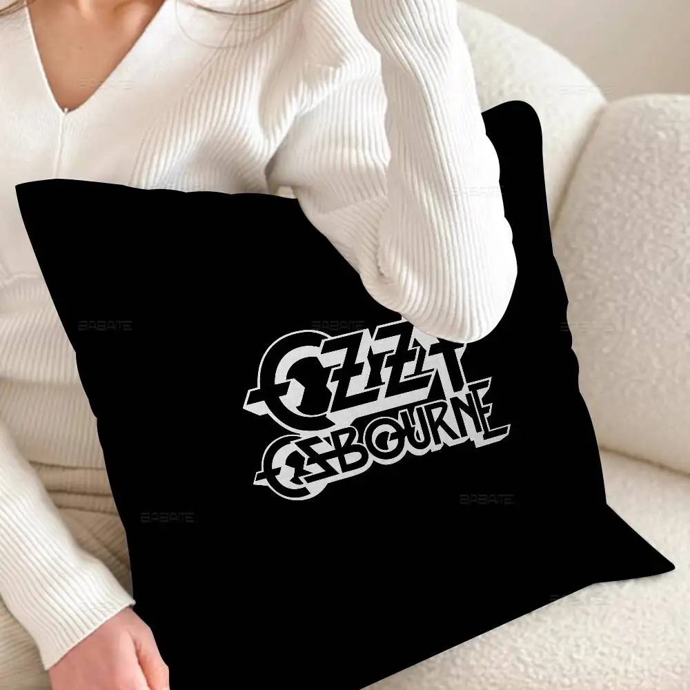 غطاء وسادة شخصي بشعار Ozzy Osbourne لغرفة نوم الأطفال وديكور الحفلات البرية كيس وسادة هدية عيد ميلاد للأطفال