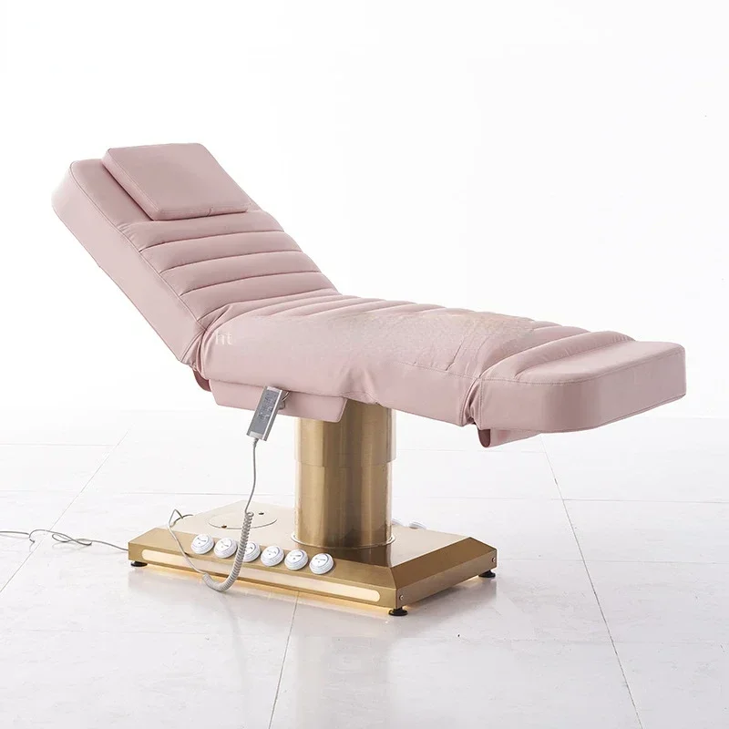 

Bestseller Hot SalesElectric Hydraulic Pink Facial Bed Eyelash Beauty Facial Bed Beauty Salon