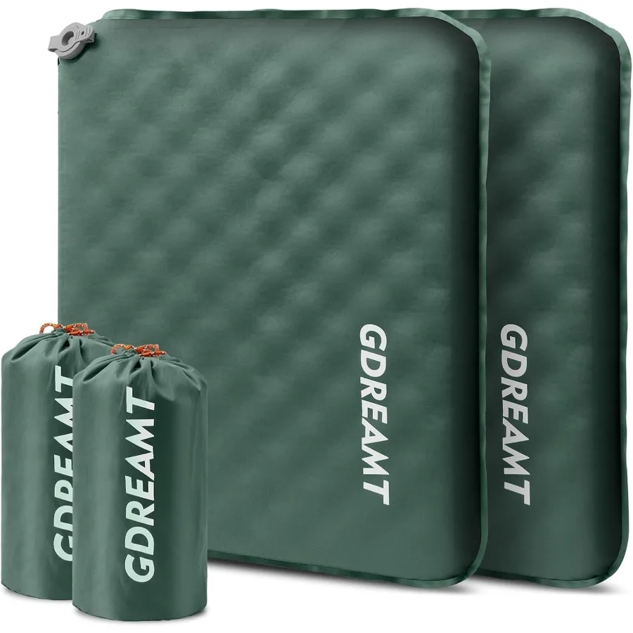 

Inflatable Seat Cushion Self-Inflating Memory Foam Stadium Seats Cushion Portable Camping Air-Foam Sitting Pad for Travel Airpl