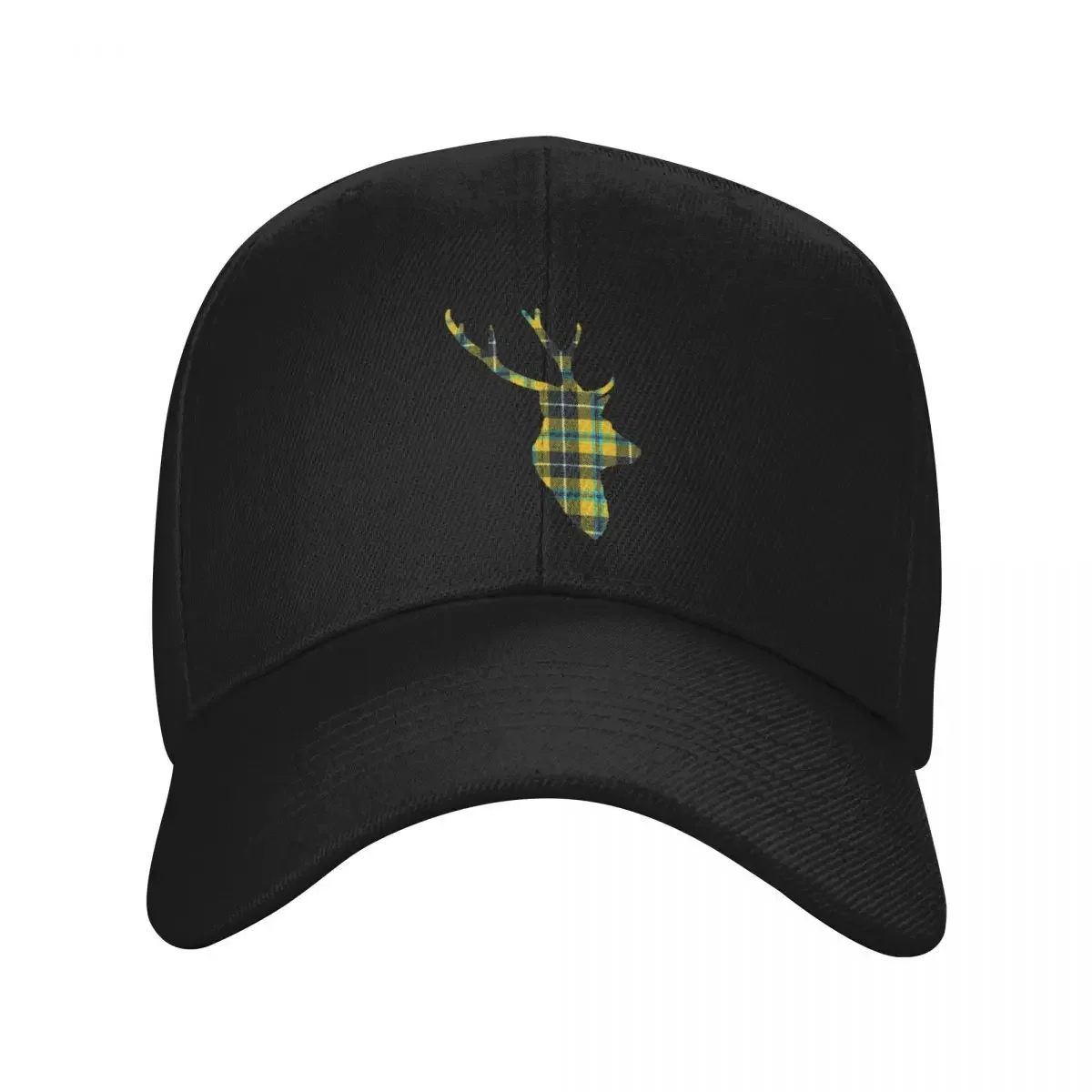 

Stag in Cornish Tartan Baseball Cap Brand Man cap Anime Hat Funny hats Golf Hat Man Boy Child Women's