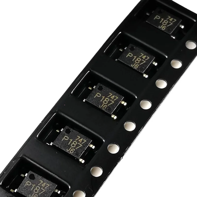 

50 Original Imported Tlp187 Silk Screen: P187 Smd Sop4 Darlington Optocoupler Isolator