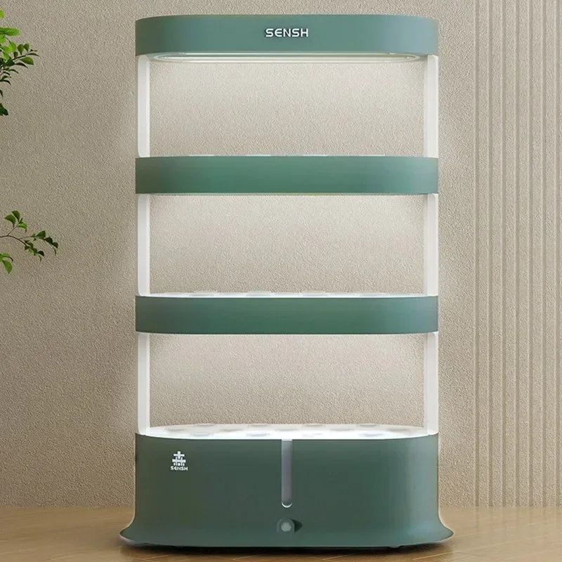 Sistema de cultivo, macetero interior inteligente, caja para plantar frutas y verduras, cultivo sin suelo, torre hidropónica Vertical