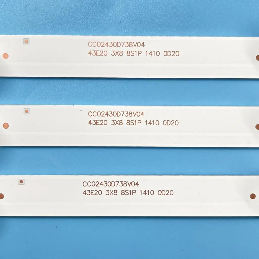 Rétroéclairage TV cc02430d738v03 cc02430d738v04 cc02430d738v08 pour STARWIND SW-LED43F302BT3 dexp f43e8000q f43d7000q 43lst5970