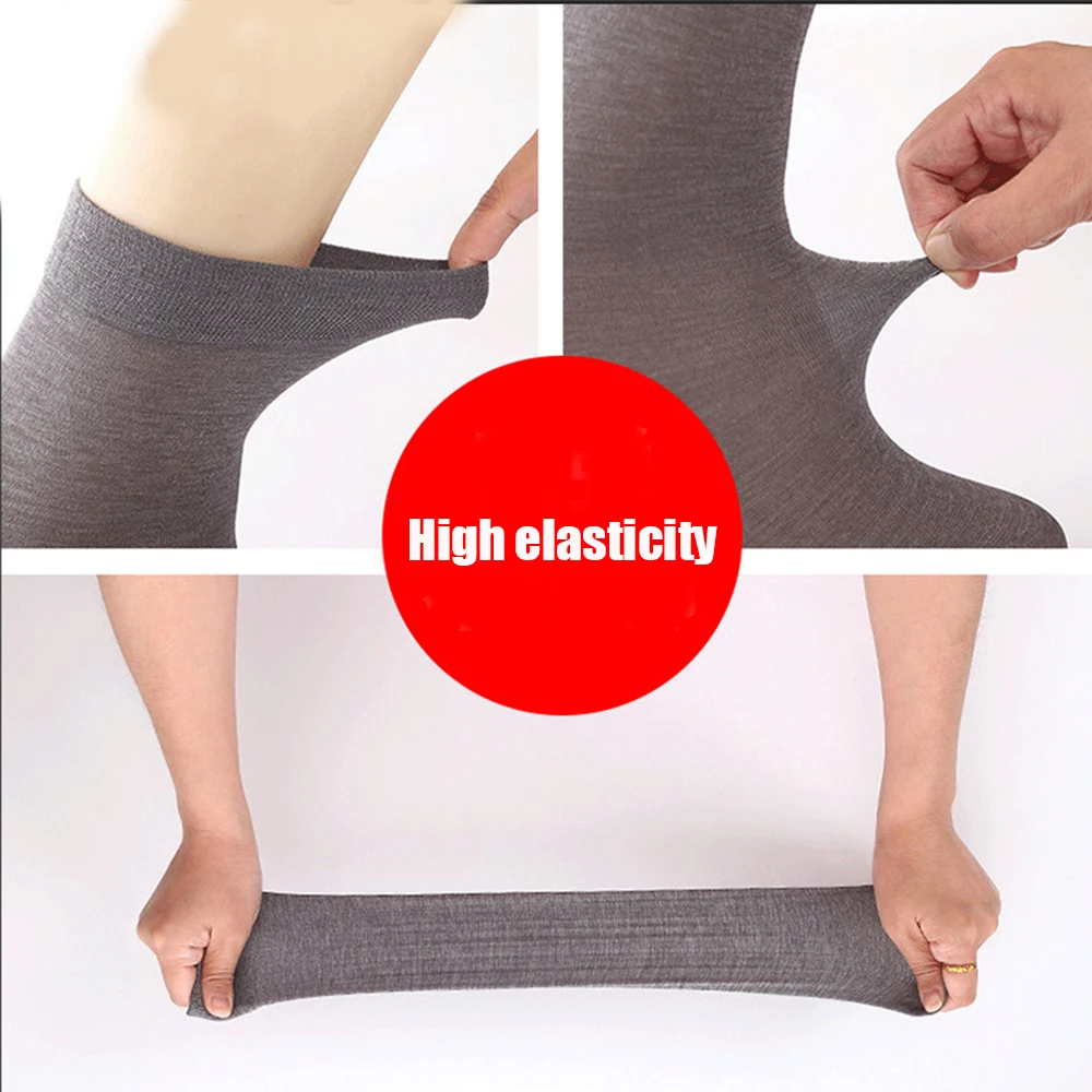 Thin Men Breathable Deodorant Business 10Pairs/Box Middle Tube Stocking Mercerized Socks Men's Socks