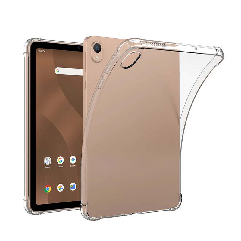 Slim Crystal Clear Soft TPU Protective Shell For ONN 8.1 Inch 2026 Anti‑Fingerprint Flexible Tablet Cover
