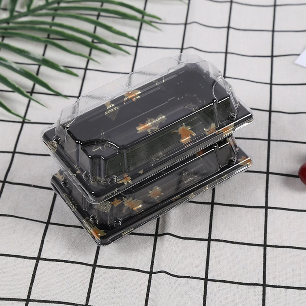 

Disposable Sushi Fruit Boxes Carry Out Containers Eco Friendly No Smell Temperature Resistant Perfect Takeout Boxes For Snacks