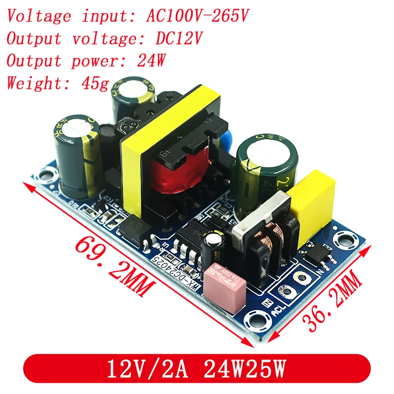 AC-DC 5V 700mA 12V 450mA 9V 500mA 3.5W Precision Buck Converter AC 220V to 5V DC step down Transformer power supply module