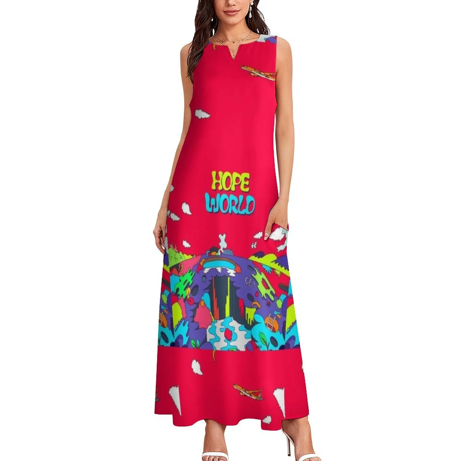 Hope World {J-Hope’s Mixtape} Long Dress clothes for women Clothing