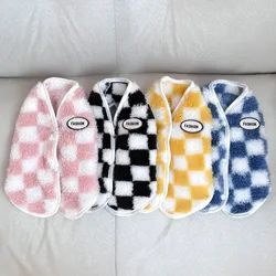 INS Winter Warm Pet Dogs Clothes Vest Pet Apparel Puppy Dog Clothing Dog Sweater Thickened Cat Clothes For Small Dog Jacket
