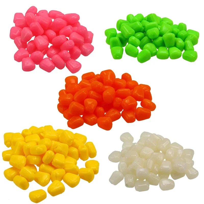 

Jooyoo 50pcs Silicone Corn smell Soft Bait Floating water corn carp Fishing Lures of Artificial Rubber Baits