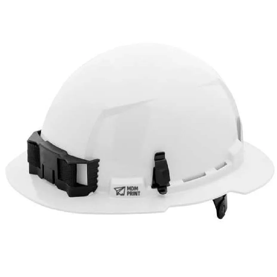 

Full Brim Hard Hat, BOLT, HDPE, 6 Point Swing Ratchet, Type 1, Class E, White