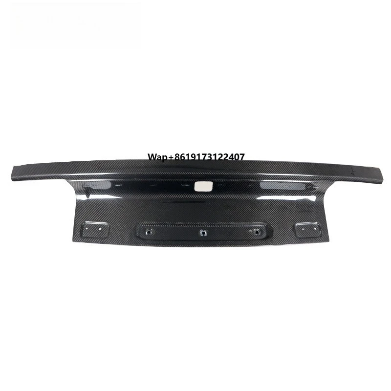 

Resistant to Yellow and Foggy Carbon Fiber Mustang Trunk Boot Lid with Ducktail Spoiler 2015-2023