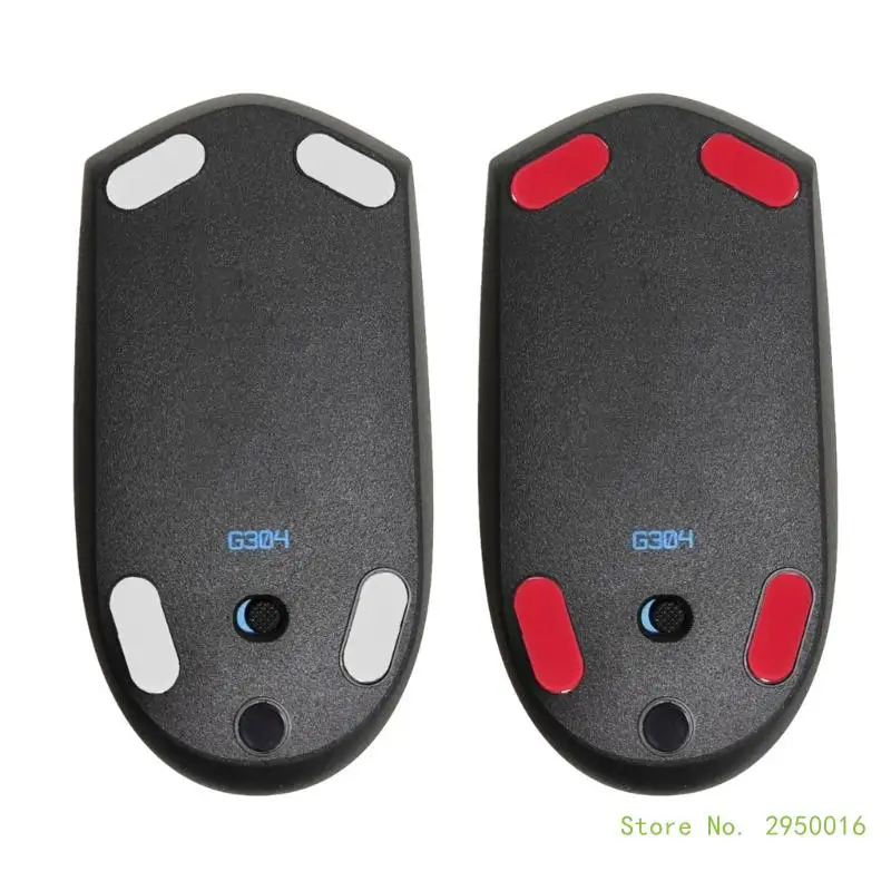 1Set Glass Mouse Feet Mouse Skates Sticker Pad Rounded Glides Curved Edges Replacement for LogitechG304 G305