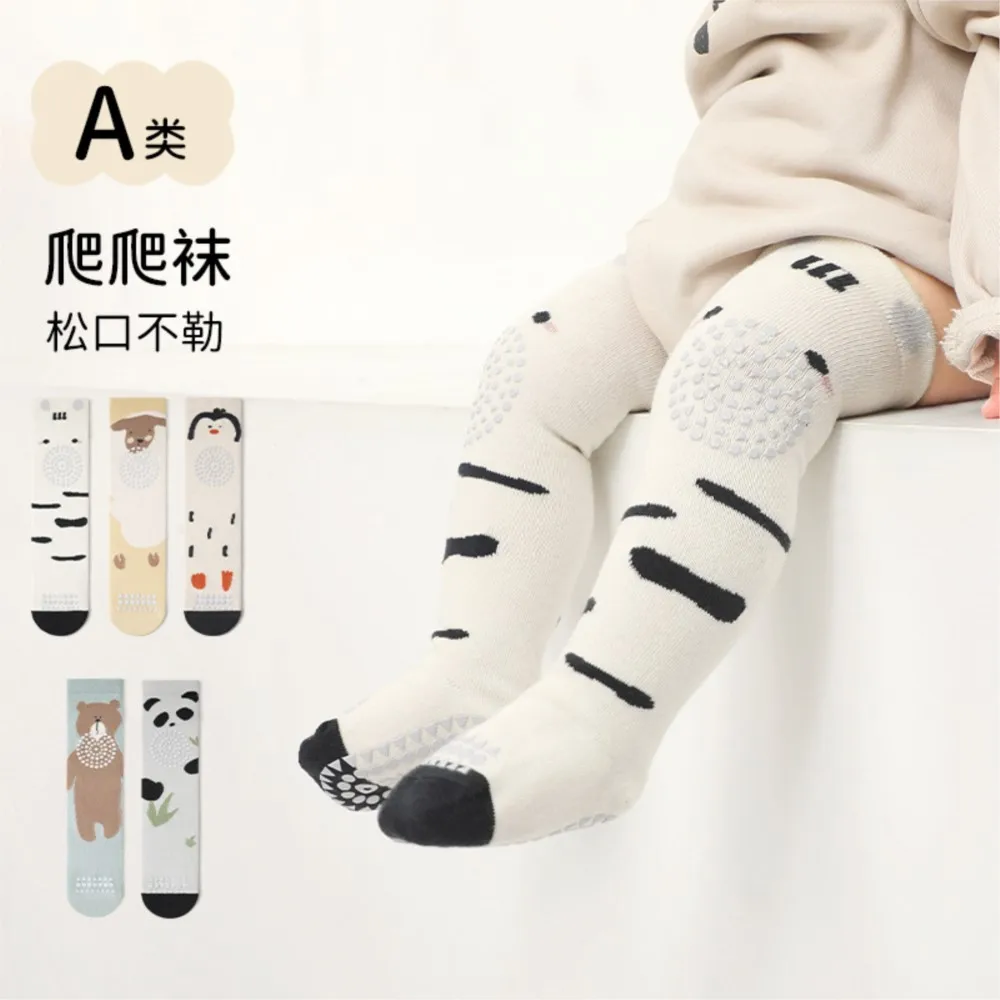 Baby stockings baby socks crawling anti-slip knee socks newborn baby socks for men and women over the knee baby socks.