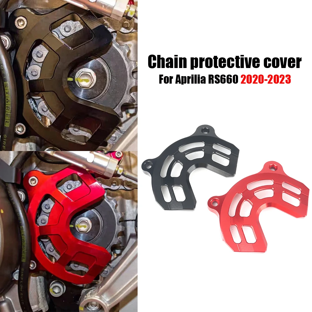 

Motorcycle Front Chain Sprocket Guards Cover Protector For Aprilia RS660 RS 660 2020 2021 2022 2023 TPS Sensor Guard Cover