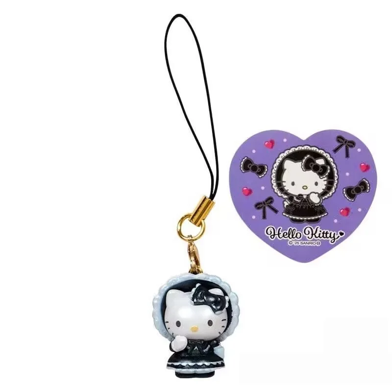 Nouvelle vente chaude en Stock imprimé léopard Hello Kitty chaîne suspendue boîte aveugle téléphone portable sac à dos pendentif accessoires d'emballage