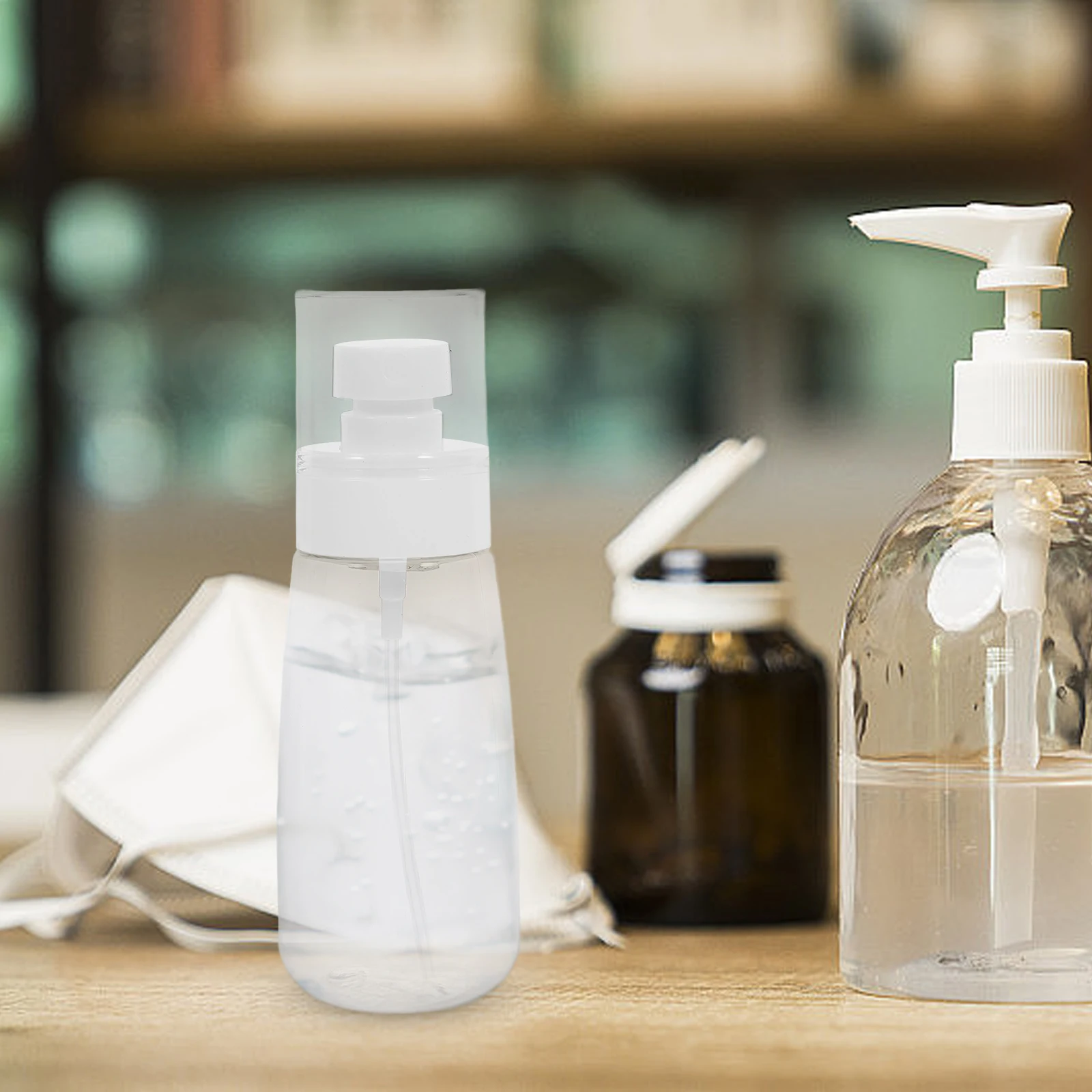 

Travel Bottle Mini Pump Empty Bottles Continuous Spray for Hair Body Face Wash Container Perfume