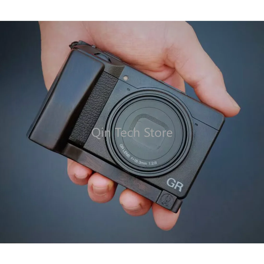 اليدوية خشب الأبنوس الخشب قبضة اليد L لوحة حامل لكاميرا Ricoh GR III GR3 GRIII