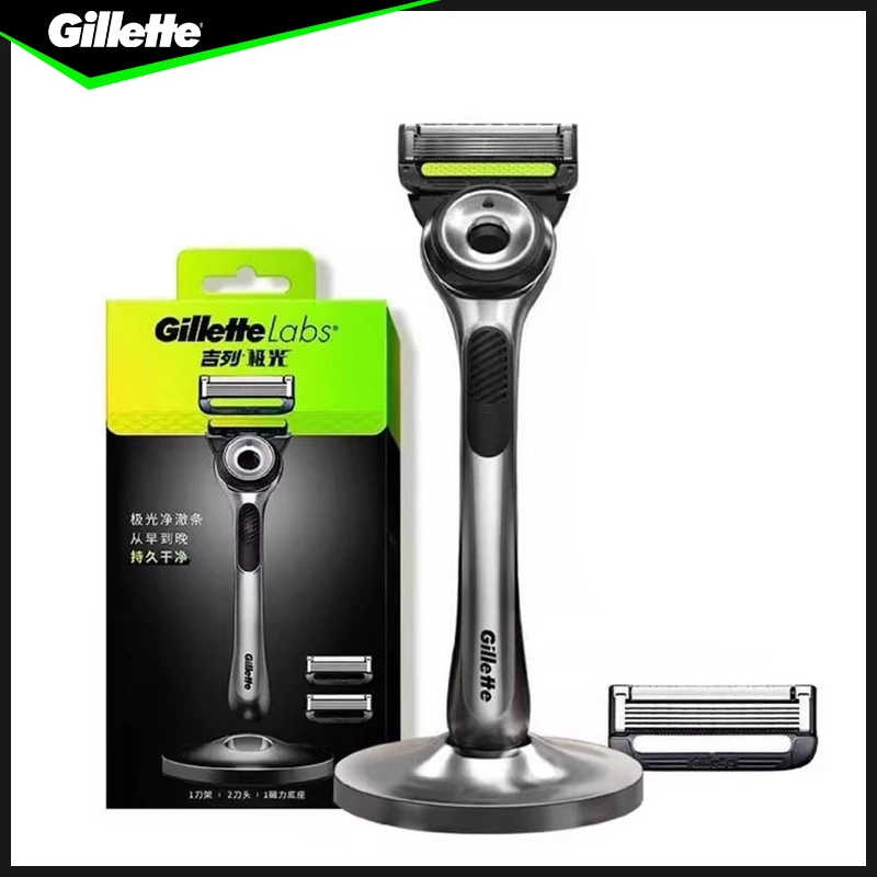 Gillette Labs Shaver Aurora Series Men's Razor With Aurora Cleaning Strip Skin-friendly Hair Removal Beard Cutting Shaving Razor