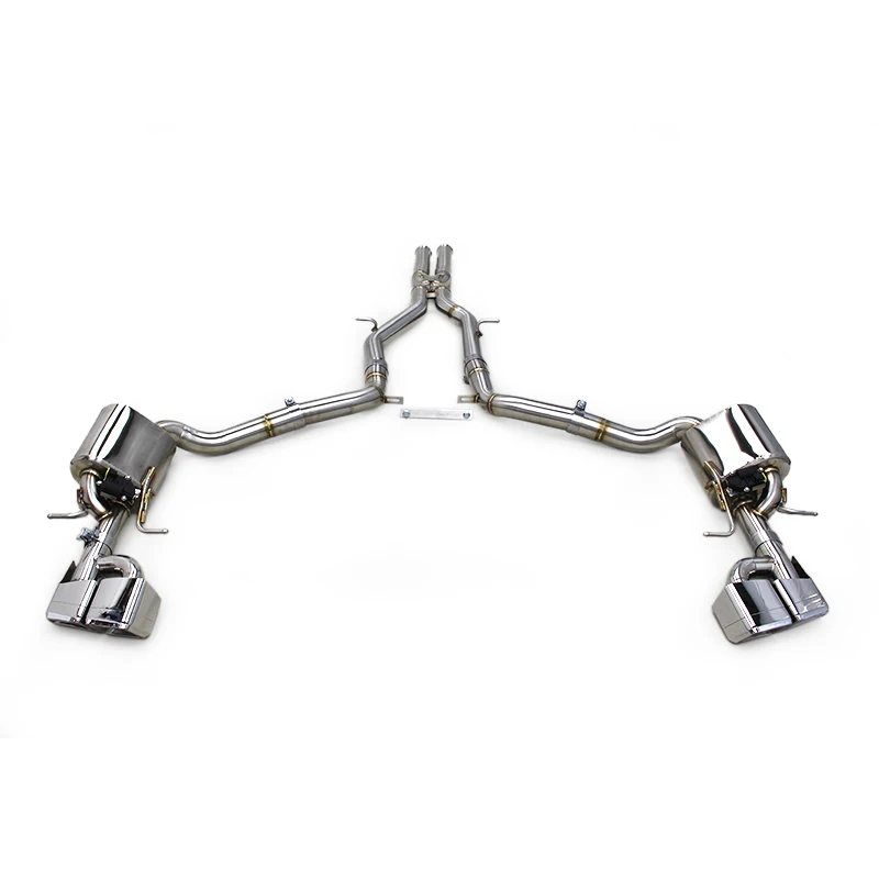 Custom Catback Muffler For Mercedes-Benz CLS63 AMG 5.5T 2007-2017 Stainless Steel Pipe Valved Exhaust System Car Parts Escape