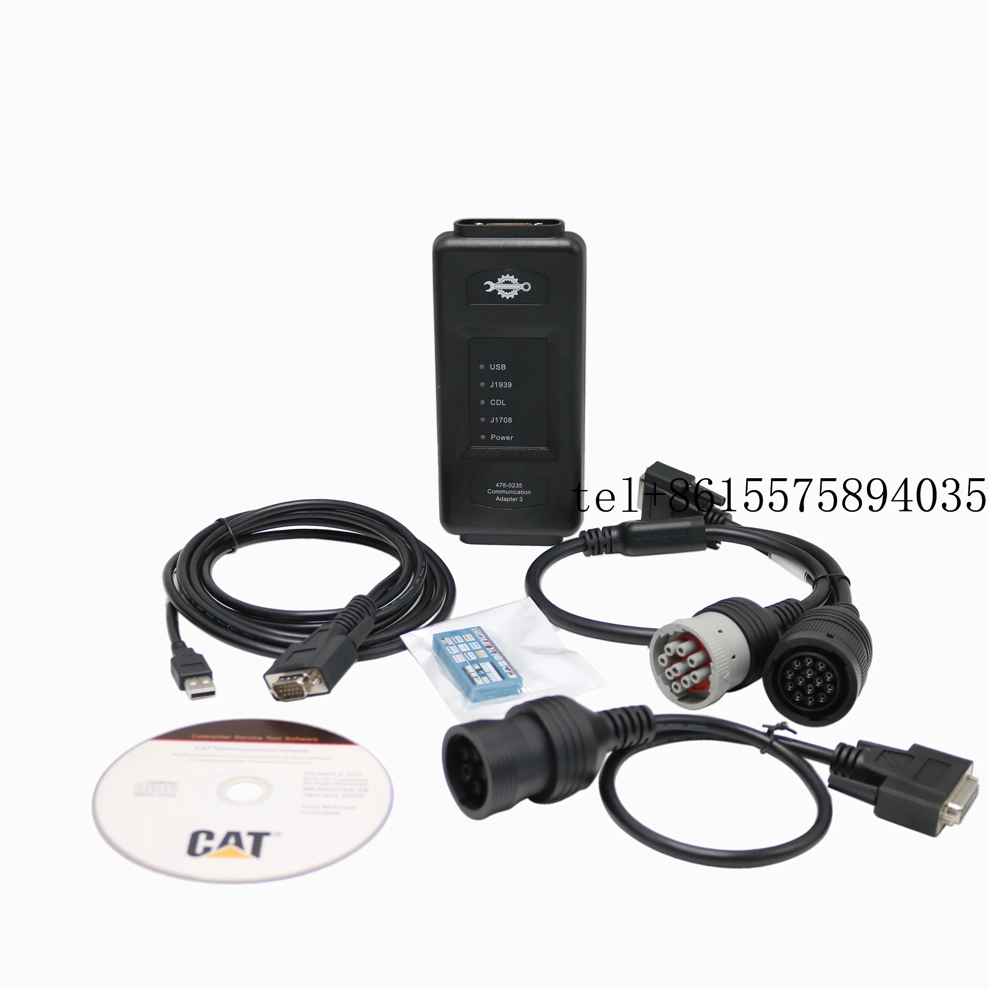 

Новый диагностический сканер 2026 MS2019C ET 478-0235 Communication Adapter 3 CAT ET4 для замены старого CAT ET3 317-7485