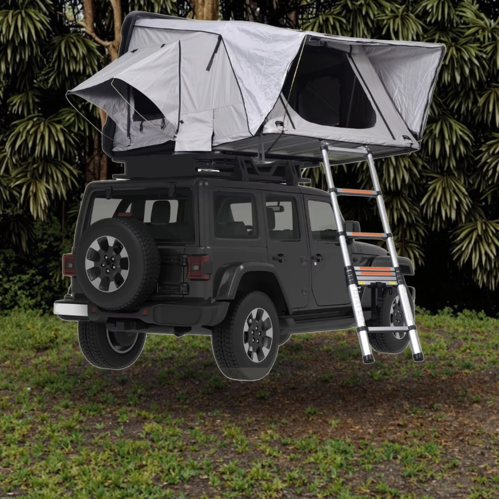 

Hot Sale High Quality 2-Person SUV & Truck Rooftop Tent China Hard ABS Shell with Aluminum Pole Straight Bracing for Sale