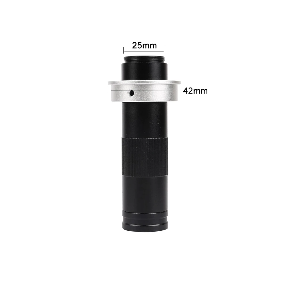 Einstellbare Vergrößerung 130X 150X 180X 42/50mm Mikroskop Objektiv Zoom C Mount Objektiv Für HDMI VGA USB digitale Mikroskop Kamera – Detail 10