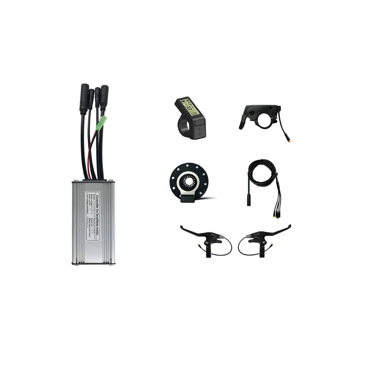 

New Sine Wave Controller Kit Electric Bicycle Electric Scooter Kit LCD4 Display Sine Wave Controller 36/48V 22A 500W