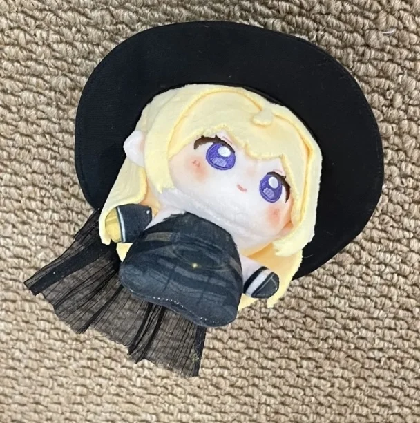 Stuffed 10cm Game Arknights Misumi Uika Cute Printed Body Cotton Doll Plush Toy COS Birthday Gift or Backpack Ornament Keychain