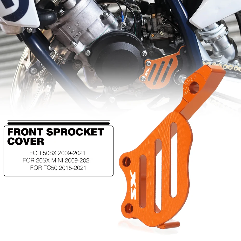 Motorcycle Sprocket Cover For 50SX 20SX 20 50 SX Mini 2009-2021 Husqvarna tc50 TC 50 2015-2021 Case Saver Chain Guard Protector