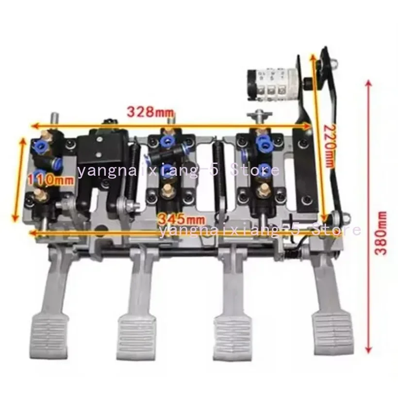 

Tyre Changer Machine Foot Pedal Assembly Tire Removal Aluminum Frame Four pedal Switch Valve For Wheel Repair Tool
