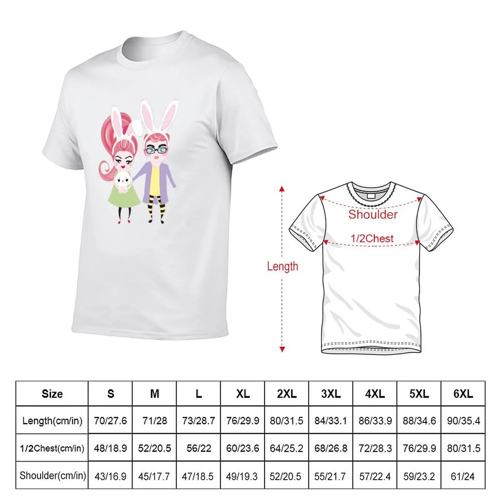 Easter Bunny T-Shirt man t shirts high quality luxury brand t shirts for man slim fit T-Shirt