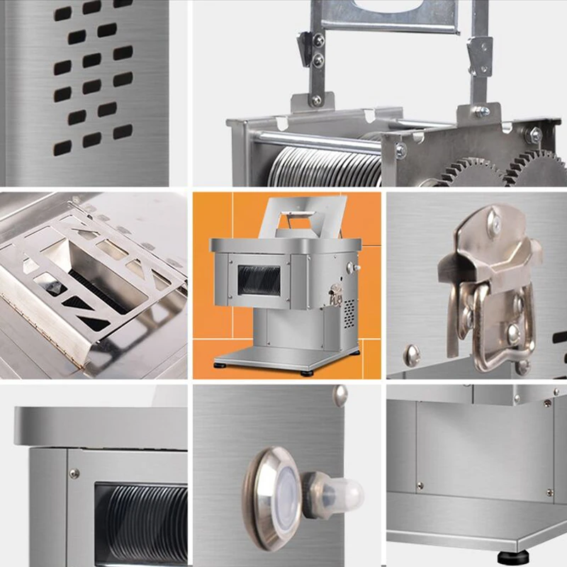 

Автоматическая профессиональная промышленная коммерческая мясорубка-слайсер для кухни, для нарезки свинины и других видов мяса