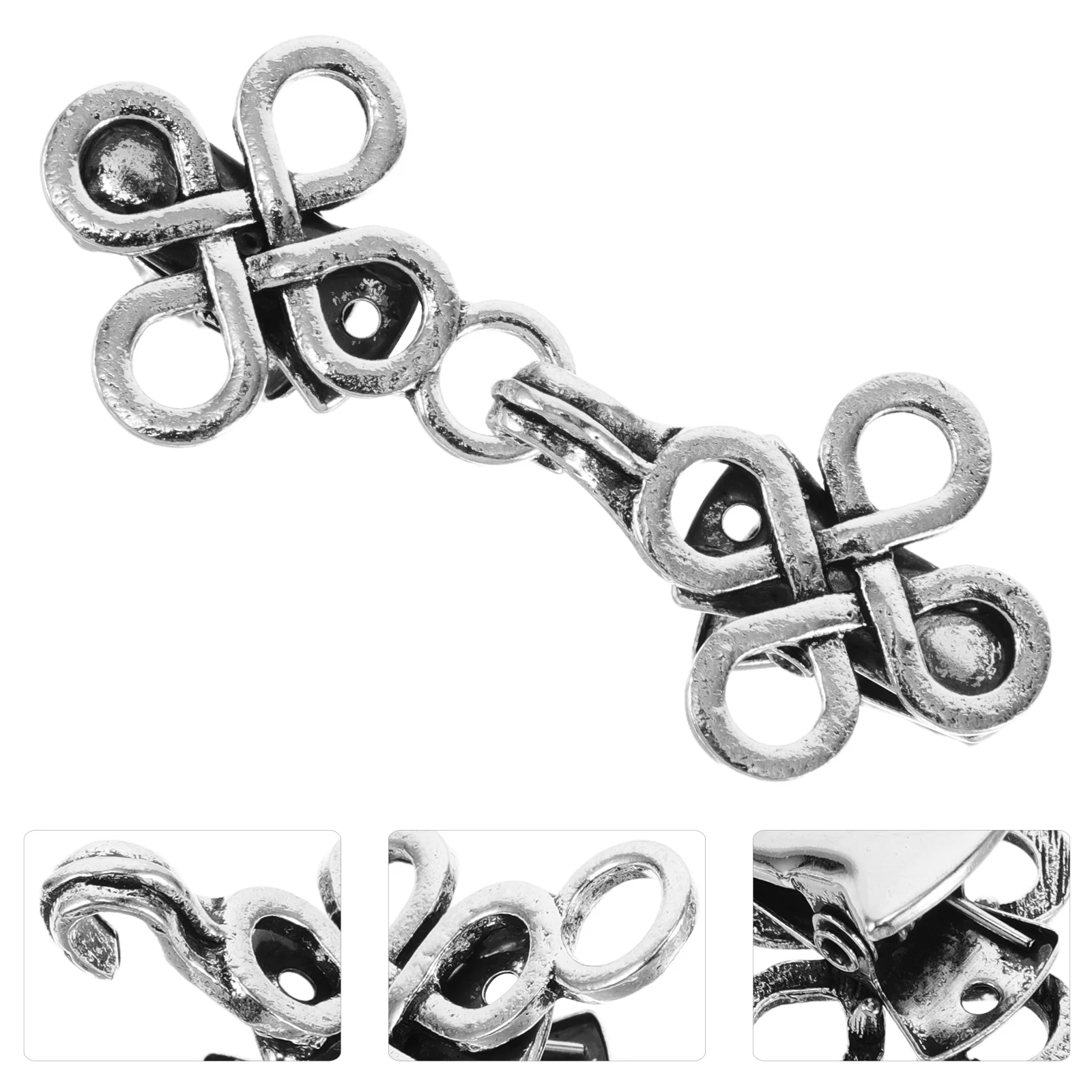 Retro Hollow เสื้อกันหนาวคลิป Shawl Pins Cinch เข็มกลัดและผ้าพันคอผู้หญิงคลิป Vintage